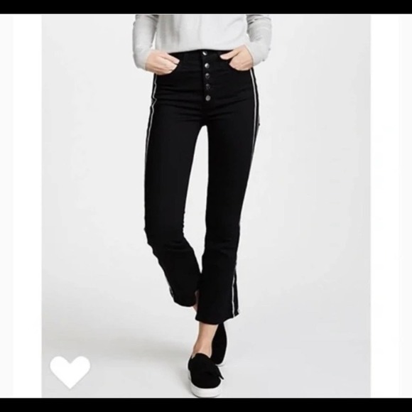 Veronica Beard Carolyn 10" Baby Boot Jeans Raven Black Size 25 - Picture 8 of 16